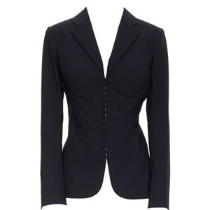 La Perla SS17 runway corset blazer